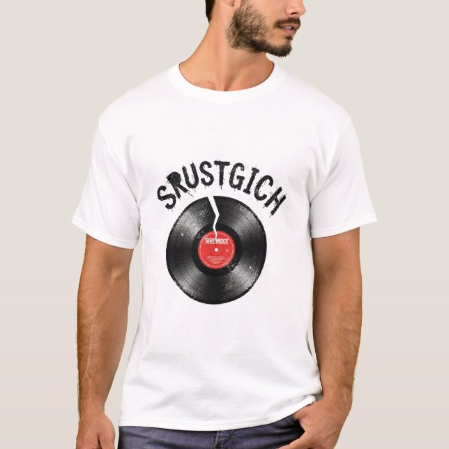Camiseta Disco Retro LP Quebrado Rock Punk (Frente)
