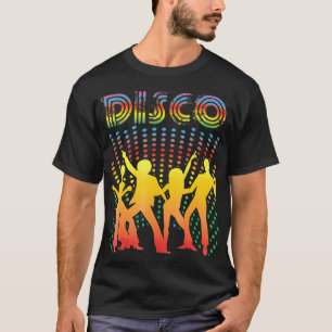 Camiseta Disco Retroativo de Dança de Estilo DiscoVinta