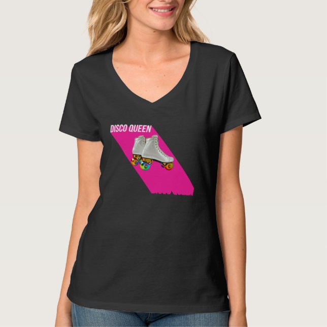 Camiseta Disco Roller Queen (Frente)