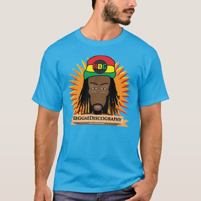 Camiseta Discografia RastaMan da reggae (Frente)
