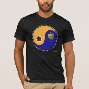 Camiseta Discordian Chao (camisas escuras)