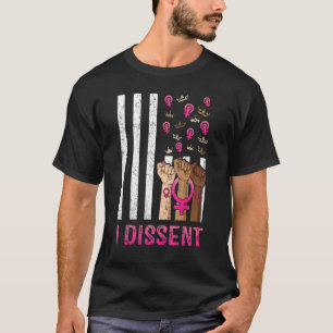 Camiseta Discordo das feministas pró-escolha das mulheres r