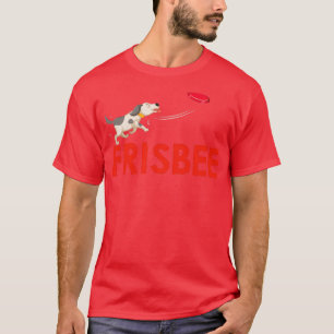 Camiseta Discos Frisbee Cães Cachorros de Disco Motif