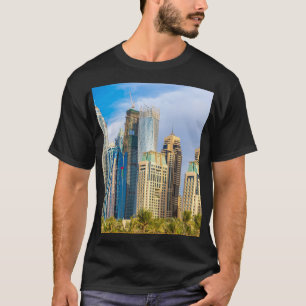 Camiseta Discos modernos de Dubai Corniche