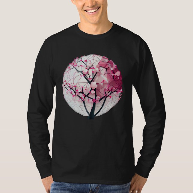 Camiseta Discover the Serenity of Spring with a Cherry Blos (Frente)