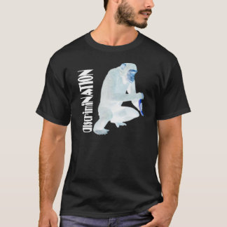 Camiseta discriminação "chimpanzé" (camisa escura)