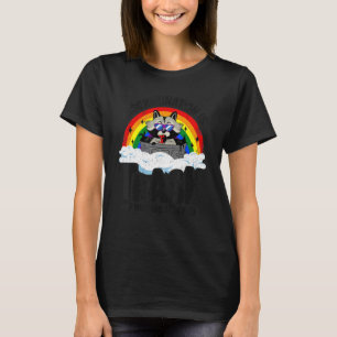 Camiseta Discriminação É Bandeja Rastreada Arco-Íris Gay P