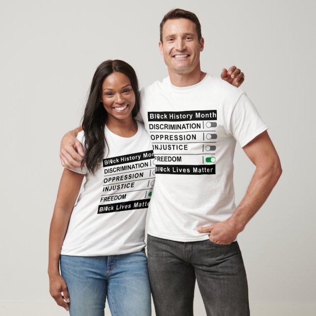 Camiseta discriminação, opressão, injustiça, liberdade T-S (Unissex)