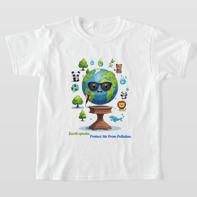 Camiseta Discurso da Terra: Um Chamado para Proteção (Postura )