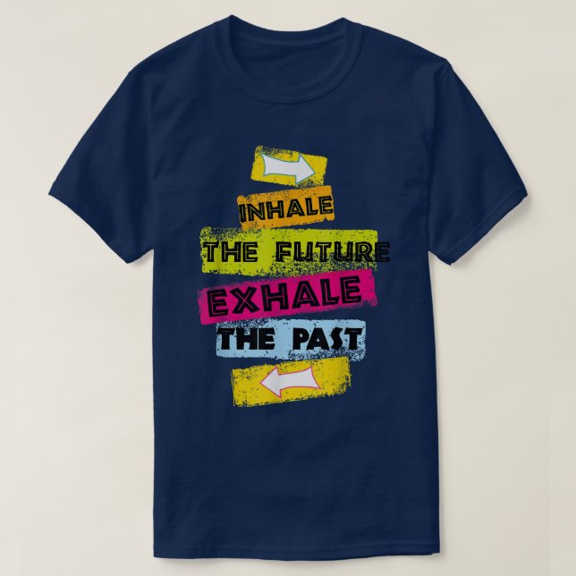 Camiseta Discurso De MOTIVAÇÃO Inalar O Futuro Exalar O Pas (Frente do Design)