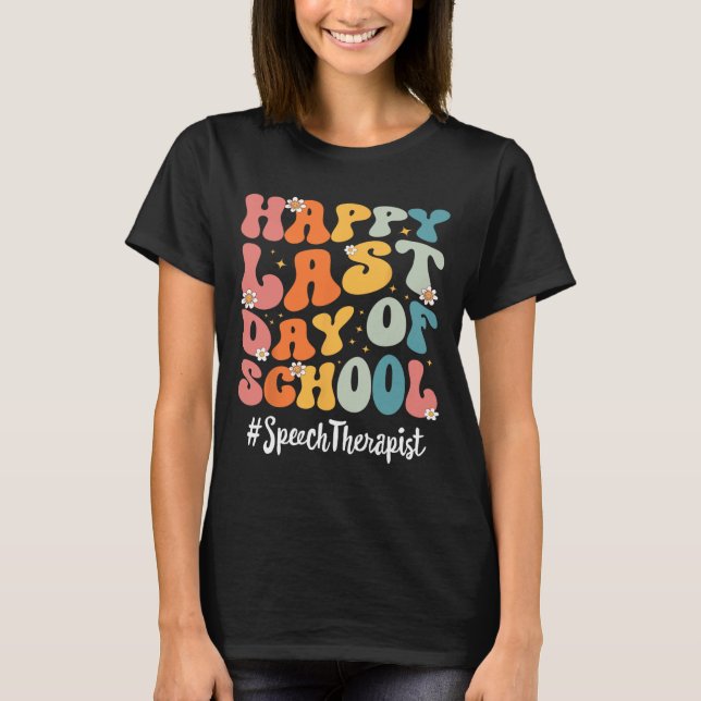 Camiseta Discurso Feliz No Dia Passado De Professora (Frente)