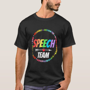 Camiseta Discurso Patologista de Língua Falada Terapia SLP