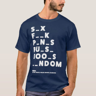 Camiseta Discursos Ambíguos Dão Pensamentos Sujos