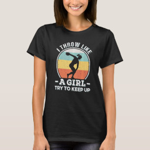 Camiseta Discus Throw Field Women's Athlete Discus Th