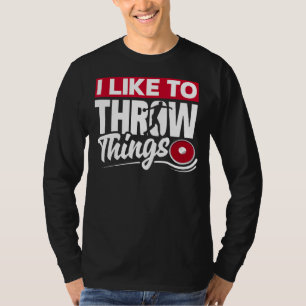Camiseta Discus Thrower Discus Track E Field Lifecycle