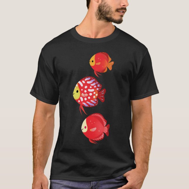 Camiseta discus vermelho (Frente)