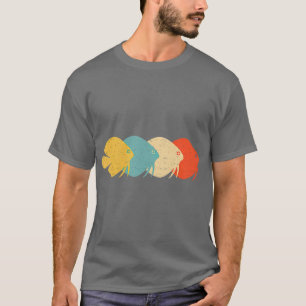 Camiseta Discus Vintage Retro Pompadour Fish Lover 60s