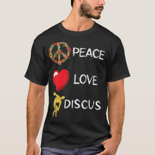 Camiseta Discussão Amar Paz Disco Harmonia Cardíaca Esporte