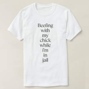 Camiseta discutindo com Minha Franga