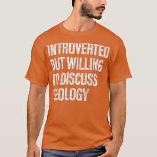 Camiseta Discutindo Estudantes de Geologia