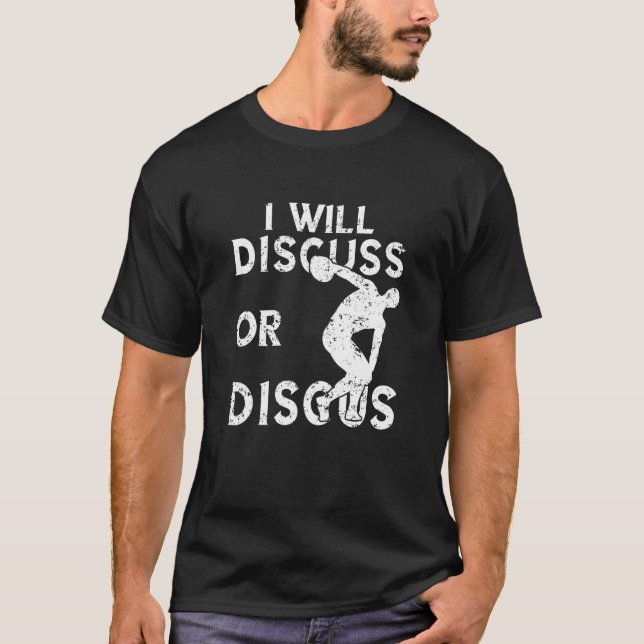Camiseta Discutir Discussão Sobre O Atleta E O Campo (Frente)