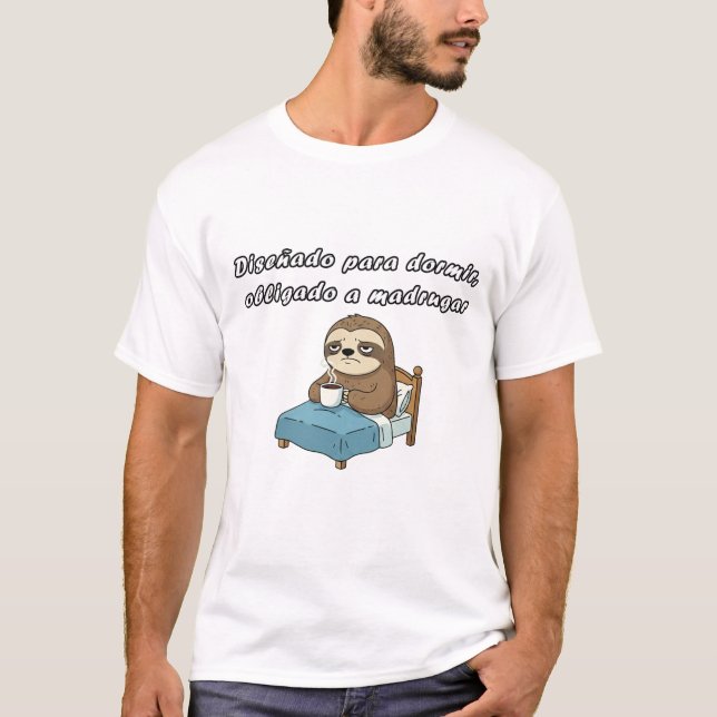 Camiseta diseñado para dormir (Frente)