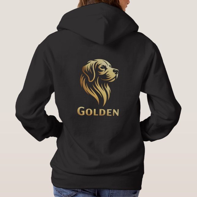 Camiseta Diseño Premium de Golden en Dorado (Verso)