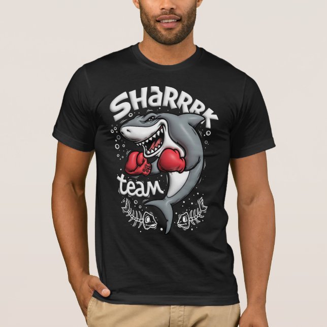 Camiseta Diseño Sharrrk Team (Frente)