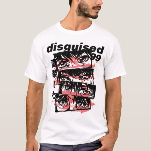 Camiseta Disfarçado 99: Coleção de Olhos de Anime