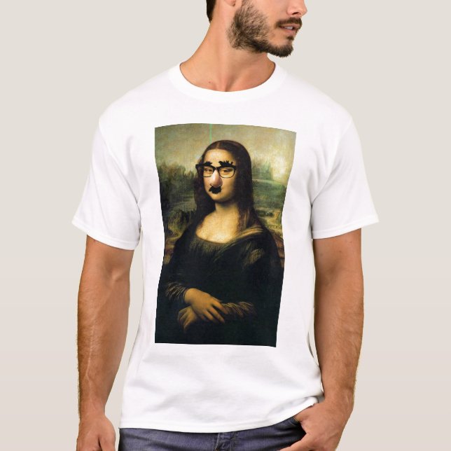 Camiseta Disfarce de Mona Lisa (Frente)