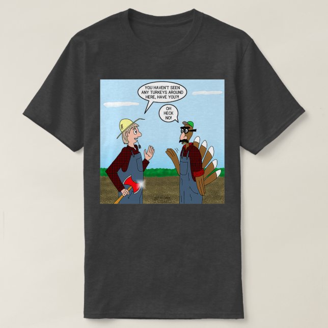 Camiseta Disfarce do Agricultor Turco (Frente do Design)