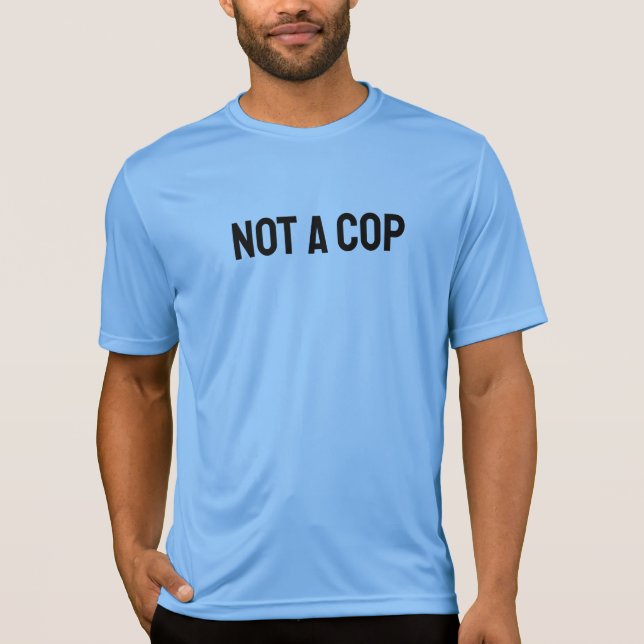 Camiseta disfarce engraçado de aplicação da lei (Frente)
