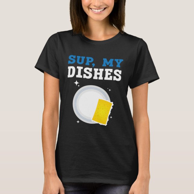 Camiseta Dishwashing Job Profession Restaurant Employee Dis (Frente)