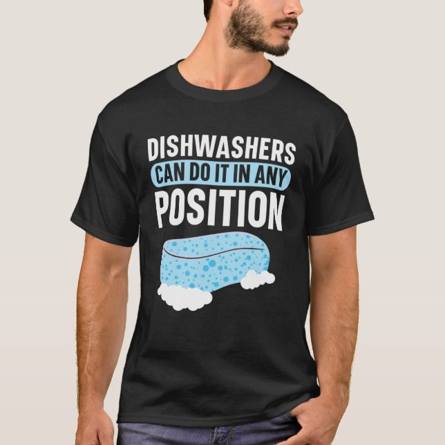 Camiseta Dishwashing Job Profession Restaurant Employee Dis (Frente)