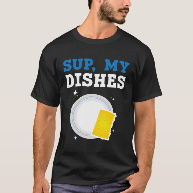 Camiseta Dishwashing Job Profession Restaurant Employee Dis (Frente)