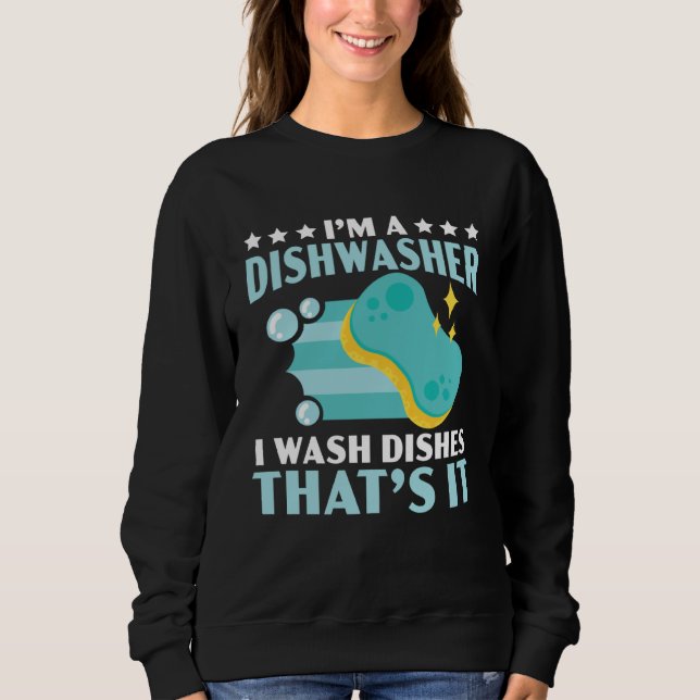 Camiseta Dishwashing Job Profession Restaurant Employee Dis (Frente)