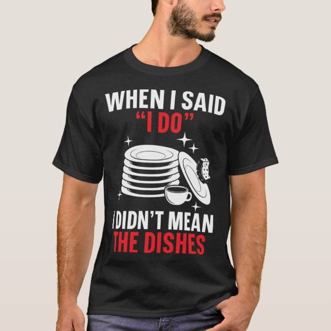 Camiseta Dishwashing Job Profession Restaurant Employee Dis (Frente)