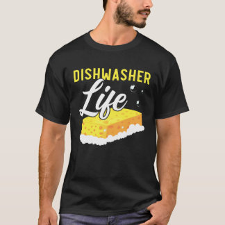 Camiseta Dishwashing Profession Restaurant Employee Dishwas
