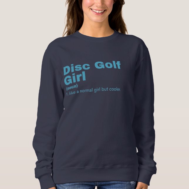 Camiseta Disk Golf Girl - Golf Disco (Frente)