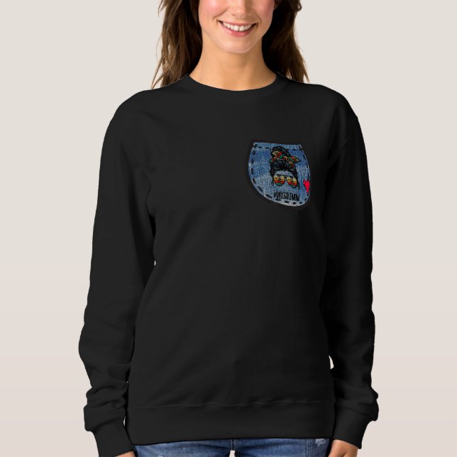 Camiseta Disk Golf Mãe Vida Mães Cabelos Malditos (Frente)