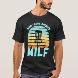 Camiseta Disk Golf Man I Love Frisbee Retro Disk Golf