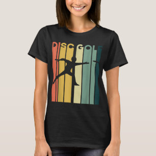Camiseta Disk Golf Silhouette Retro Vintage 70s 80s