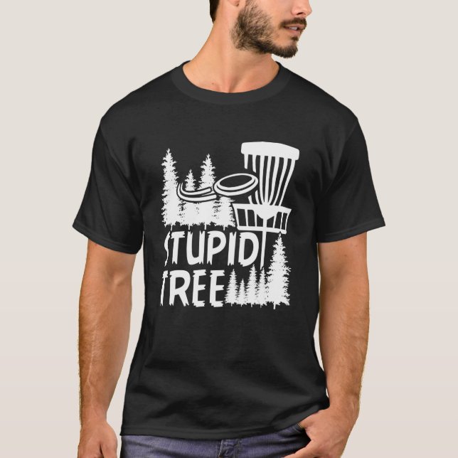 Camiseta Disk Golf Stupid Tree Golf 2 (Frente)