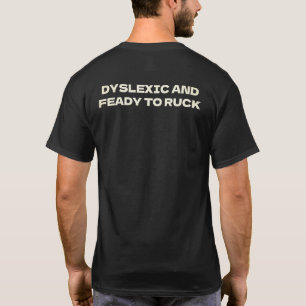 Camiseta Dislexia São Pessoas Poo - Dislexia Engraçada Humo