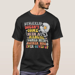 Camiseta Dislexia Sensibilização Margarida Groovy Guerreiro