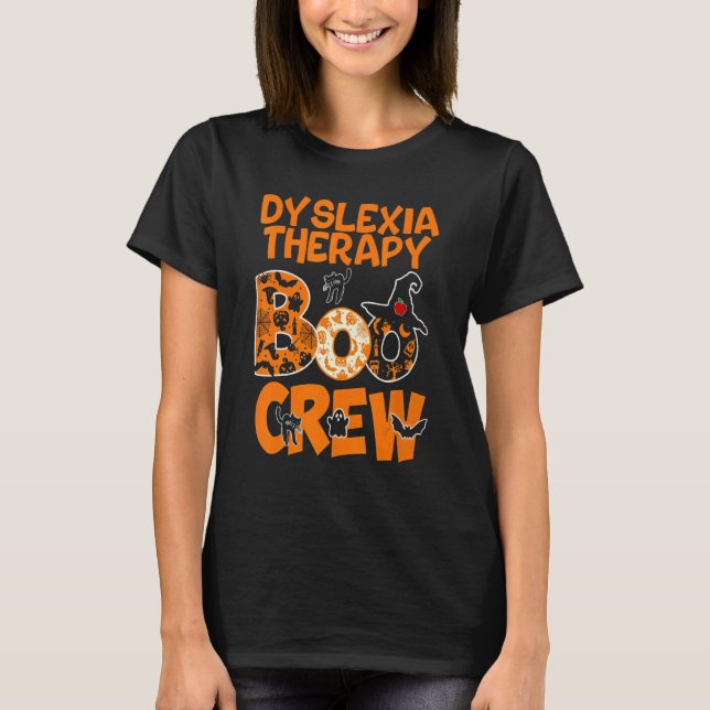 Camiseta Dislexia Terapia Professor Figurino De Halloween C (Frente)