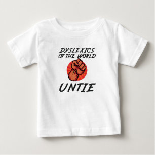 Camiseta Disléxias do Mundo Unem Presente Engraçado de Disl