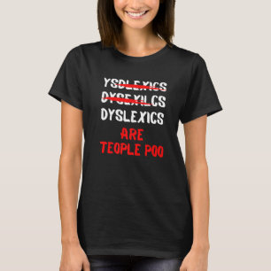 Camiseta Disléxicos são Pessoas para o Prêmio de Conscienti