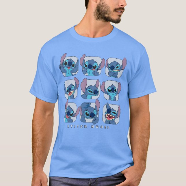 Camiseta Disney Lilo and Stitch Moods friends (Frente)