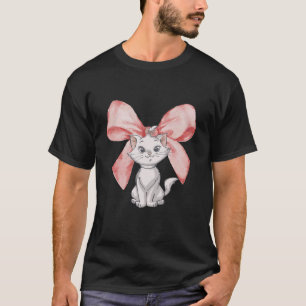 Camiseta Disney Os Aristocats Laço Grande Marie Aquarela